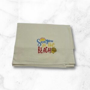 Handmade sea you at the beach kitchen towel​